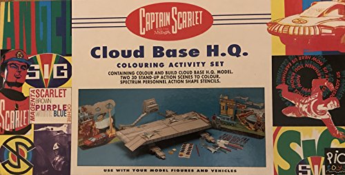 Captain Scarlet Cloud Base H.Q. Colouring Activity Set …