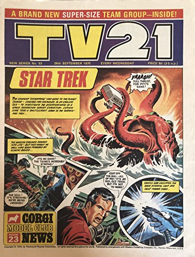 Vintage Ultra Rare TV21 Comic Magazine Issue No. 53 26th September 1970 …