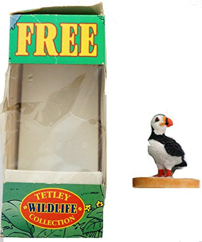 Vintage Tetley Tea Wildlife Collection Set Of Three Figures Including Puffin, Rabbit & Dear All Mint In Boxes …