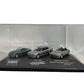 Vintage 2000 Edition James 007 Bond Drives BM Dealership Set Of 3 Mini Die-Cast Vehicles In Display Case - Z3 Roadster / 750iL / Z8 Roadster