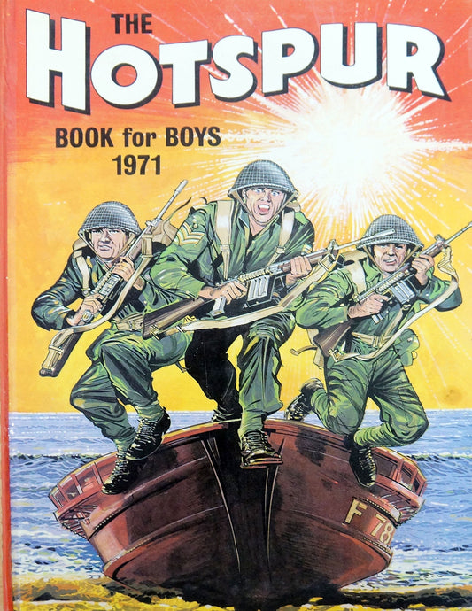 The Hotspur Book For Boys 1971 Hardcover – 1969