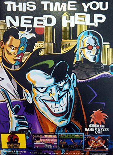 Vintage 1995 Issue Number 1 - First Issue - Redan I Love To Read Batman Comic With Pull Out WorkBook Featuring Batman, Robin, The Joker & Two Face - Includes the Free Sticker Album With Four Free Stickers