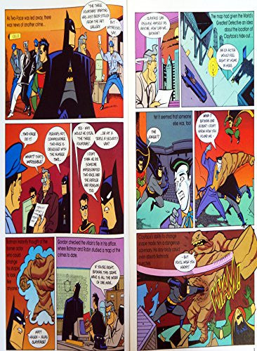 Vintage 1996 Issue Number 9 - Redan I Love To Read Batman Comic With Pull Out WorkBook Featuring Batman, Robin, The Joker, Two Face & Wonder Women - Includes the Free Glow In The Dark Stickers