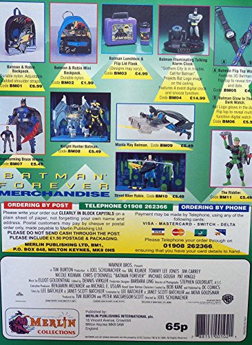 Vintage 1995 Issue Number 1 - First Issue - Redan I Love To Read Batman Comic With Pull Out WorkBook Featuring Batman, Robin, The Joker & Two Face - Includes the Free Sticker Album With Four Free Stickers