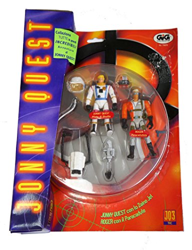 Vintage 1995 Jonny Quest Action Figure Set Including Shuttle Pilot Jonny Quest & Drop Zone Race - Mint Condition Factory Sealed Shop Stock Room Find …