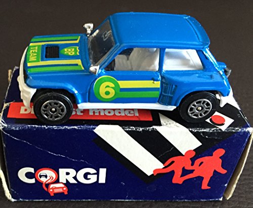 Vintage 1985 Corgi Die-Cast Scale Model Renault 5 Turbo BP Team Brand New In The Original Box - Shop Stock Room Find