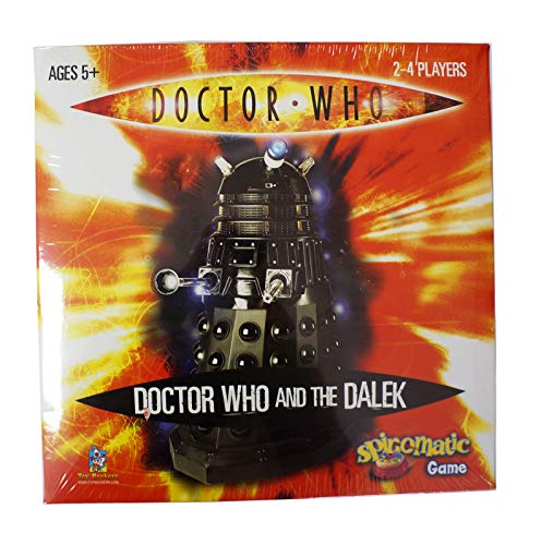 Vintage 2008 Doctor Dr Who And The Dalek Spinomatic Board Game - Former Shop Counter Display Set