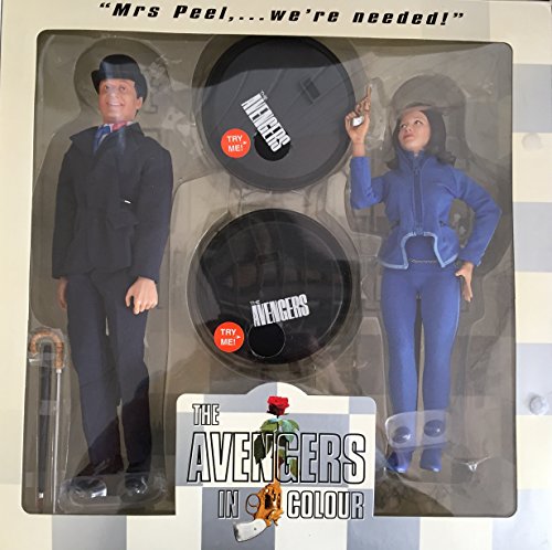 Vintage 2005 The Avengers In colour John Steed & Emma Peel Limited Edition Deluxe Talking Action Figures - Shop Stock Room Find