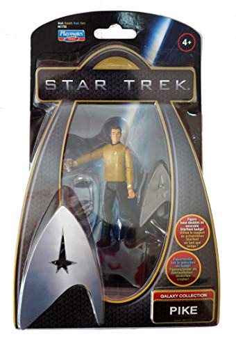 Vintage 2008 Star Trek Galaxy Collection Captain Pike 3 3/4 Inch Action Figure - Brand New Factory Sealed Shop Stock Room Find