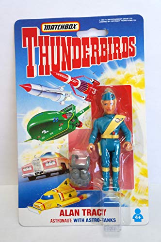 Vintage Gerry Andersons Thunderbirds Matchbox Alan Tracy Action Figure - Brand New Factory Sealed Shop Stock Room Find