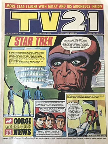 Vintage Ultra Rare TV21 Comic Magazine Issue No.70 23rd January 1971 …