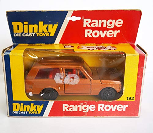 Vintage 1978 Dinky Die Cast Toys No. 192 Bronze Range Rover 4X4 Car Wi ...