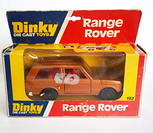 Vintage 1978 Dinky Die Cast Toys No. 192 Bronze Range Rover 4X4 Car With Red Interior 1/36 Scale Replica Vehicle In The Original Box - Shop Stock Room Find