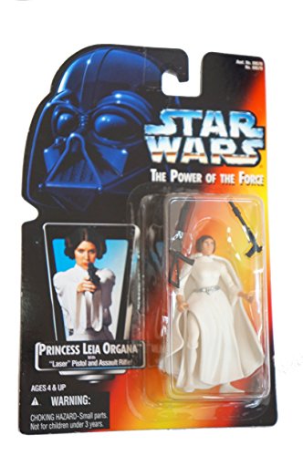 Vintage 1995 Star Wars The Power Of The Force Red Card Princess Leia Organa Action Figure - Brand New Factory Sealed Shop Stock Room Find