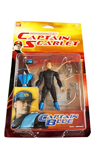 Gerry Andersons NEW Captain Scarlet Captain Blue 6" Action Figure Brand New Shop Stock Room Find …