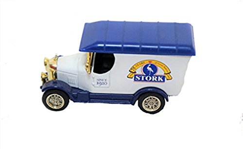 Vintage 1995 Oxford Die-Cast 1930's Morris Bullnose Delivery Van Limited Edition Diecast Replica No. 054G Stork 75 Years Of Great Backing 1920-1995 Aniversary Special …