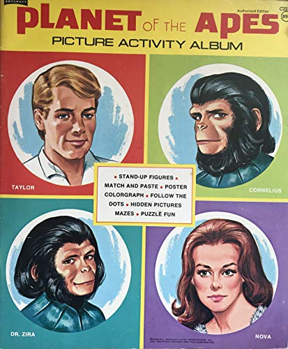 Vintage 1974 Planet Of The Apes Picture Activity Album Book Authorized Edition Mint Condition Shop Stock Room Find …
