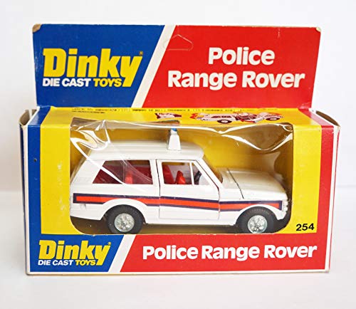 Vintage 1979 Dinky Toys Die Cast Police Range Rover Replica Vehicle Number 254 Mint In Original Box