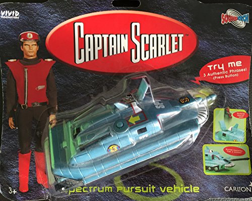Vintage Vivid 2001 Gerry Andersons Captain Scarlet Soundtech Spectrum Pursuit Vehicle SPV - Factory Sealed Shop Stock Room Find