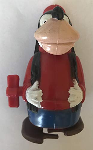 Vintage 1972 Louis Marx - Clockwork Wind Up - Walt Disneys Goofy Mechanical Walking Action Figure - Very Good Condition Original Walkers …