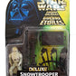 Vintage Kenner 1997 Star Wars The Power Of The Force Deluxe Imperial Snowtrooper Action Figure With E-Web Heavy Duty Blaster - Factory Sealed Shop Stock Room Find.