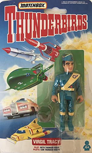 Vintage 1992 Gerry Andersons Thunderbirds Matchbox Virgil Tracy Action Figure - Brand New Factory Sealed Shop Stock Room Find