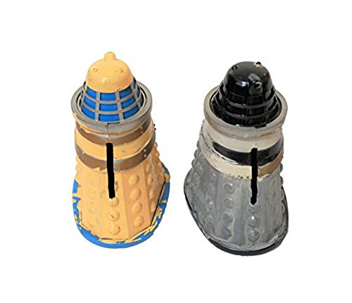 Vintage 1965 Dr Doctor Who & The Daleks Set Of 2 Dalek Money Box's 4 Inches Tall Empire Made By Cowen de Groot …