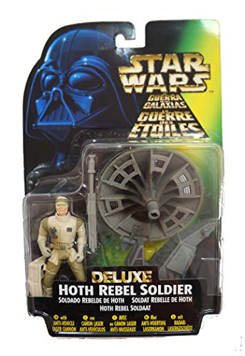 Vintage 1996 Star Wars The Power Of The Force Deluxe Hoth Rebel Soldier Action Figure - Brand New Factory Sealed Shop Stock Room Find