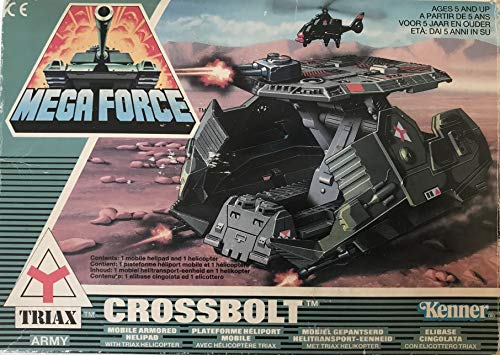 Mega Force Vintage Kenner 1989 Crossbolt Mobile Army Armoured Helipad With Triax Helicopter In The Original Box - Shop Stock Room Fi