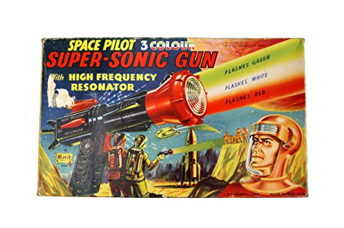Vintage 1953 Space Pilot 3 Colour Super Sonic Gun With High Frequency Resonator By Merit Complete And In The Original Box - ULTRA RARE - …