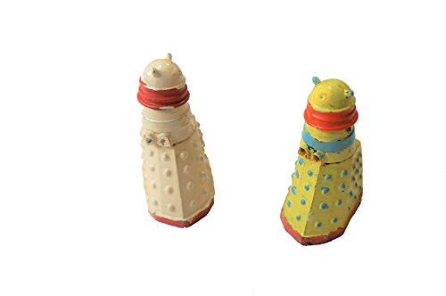 Vintage 1965 Dr Doctor Who & The Daleks Set Of 2 Dalek Swapits By Cherilea Toys 2 1/2 Inches Tall Sold Exclusively By Woolworths In 1965 …