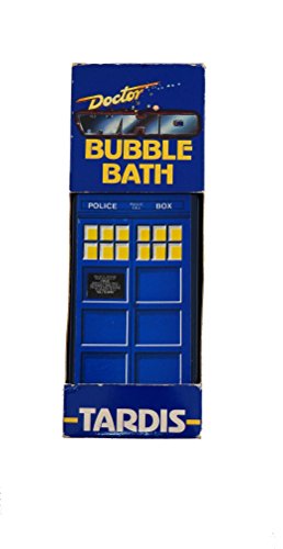 Vintage Dr Doctor Who 1987 Tardis Bubble Bath 250ML By D.M.S Toiletries Ltd