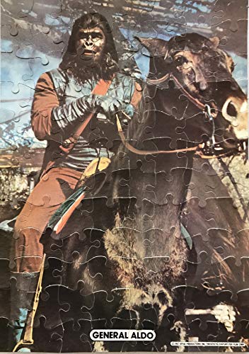 Planet of the Apes Vintage 1967 96 Piece Large Jigsaw Puzzle H-G Toys 10" X 14" General Aldo - Fantastic Condition And Comes In The Original Tin …