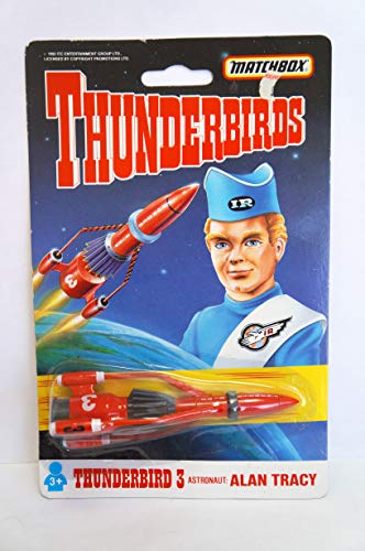 Vintage Matchbox 1992 Gerry Andersons Thunderbirds - Thunderbird 3 Diecast 4 Inch Replica Model Vehicle - Factory Sealed Shop Stock Room Find.