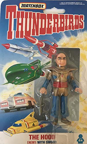 Vintage 1992 Gerry Andersons Thunderbirds Matchbox The Hood Action Figure - Brand New Factory Sealed Shop Stock Room Find