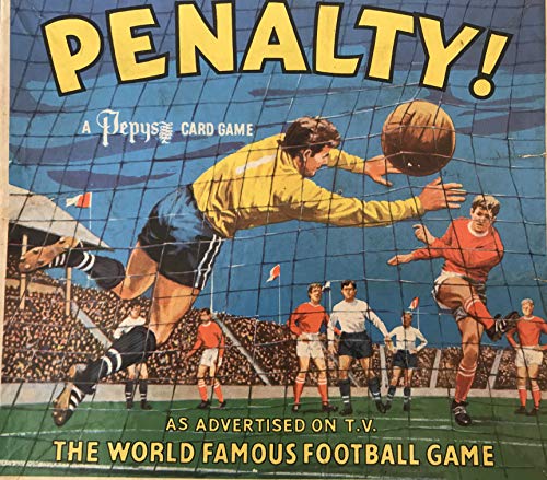 Vintage 1960's Pepys Penalty Card Game - The World Famous Football Game - Fantastic Condition - 100% Complete In The Original Box