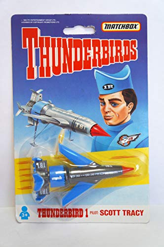 Vintage Matchbox 1992 Gerry Andersons Thunderbirds - Thunderbird 1 Diecast 4 Inch Vehicle - Factory Sealed Shop Stock Room Find
