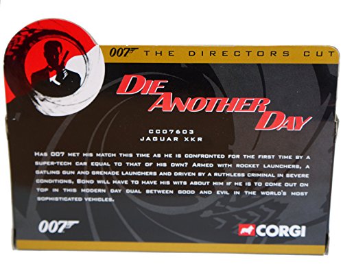 Vintage 2002 Corgi James Bond 007 Die Another Day - The Directors Cut Collection - Jaguar XKR 1:36 Scale Die-Cast Car Vehicle Replica Number CC07603 - Brand New Shop Stock Room Find