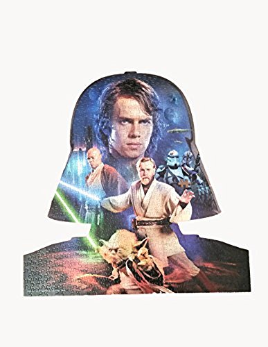Vintage 2005 Star Wars Revenge Of The Sith Darth Vader Shaped 500 Piece Jigsaw Puzzle