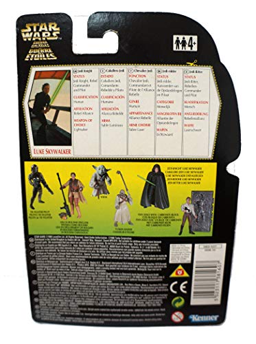 1996 Star Wars The Power Of The Force Luke Skywalker Jedi Knight Action Figure - Brand New Factory Sealed Shop Stock Room Find