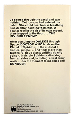 Doctor Who and Planets of the Daleks [paperback] Dicks, Terrance [Jan 01, 1976] …