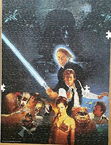 Vintage Star Wars Return Of The Jedi 550 Peice Jigsaw Movie Poster Puzzle