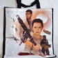 Star Wars The Force Awakens Large Lenticuler Reuseable Tote Carry Bag Featuring Kylo Ren And His Stormtroopers & Rey & Finn Brand New Disney Store …