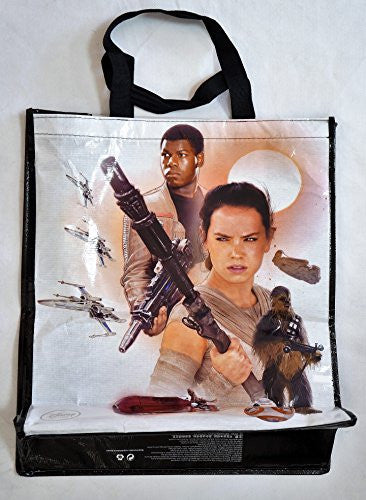 Star Wars The Force Awakens Large Lenticuler Reuseable Tote Carry Bag Featuring Kylo Ren And His Stormtroopers & Rey & Finn Brand New Disney Store …
