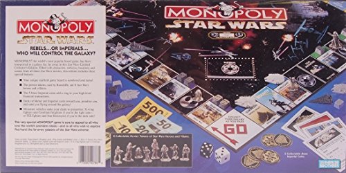 Vintage 1997 Star Wars Monopoly 20th Anniversary Limited Collectors Edition Property Real Estate Trading Board Game - Factory Sealed Shop Stock Room Find