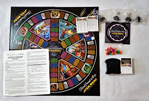 Vintage Parker 2005 Star Wars Saga Edition Trivia Pursuit DVD Interactive Video Board Game - Factory Sealed Shop Stock Room Find