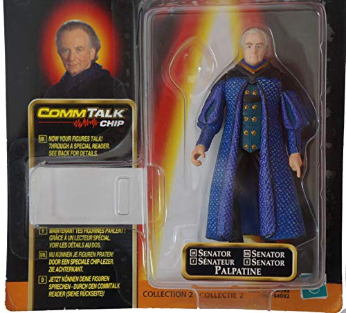 Vintage 1999 Star Wars Episode 1 The Phantom Menace Senator Palpatine Action Figure - Brand New Factory Sealed Shop Stock Room Find