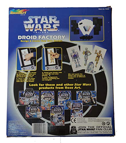 Star Wars Trilogy Vintage 1996 Droid Factory - Design & Create Your Own Droids Rose Art Factory Sealed Shop Stock Room Find …
