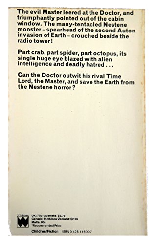 Doctor Who and the Terror of the Autons (Doctor Who Library) [paperback] Dicks, Terrance [Dec 01, 1987] …