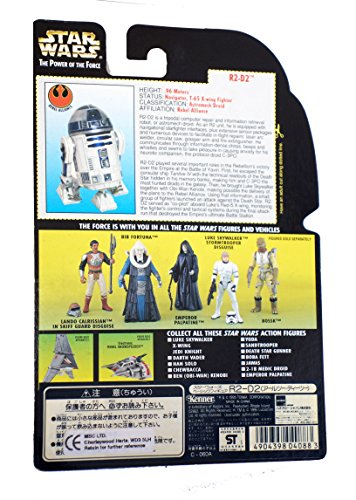 Vintage 1995 Star Wars The Power Of The Force R2-D2 Action Figure - Brand New Factory Sealed Shop Stock Room Find